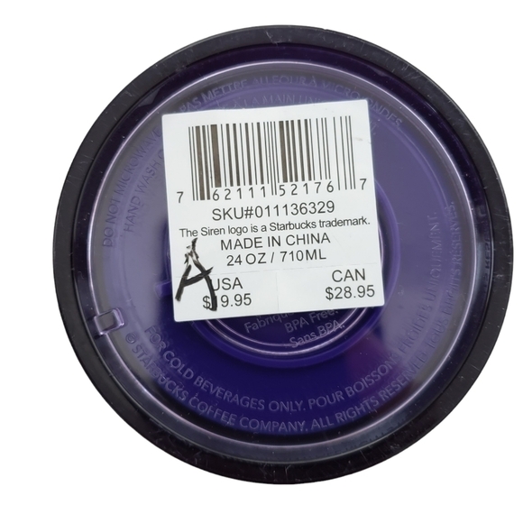 Starbucks 2022 Halloween Cat Eyes Glow In The Dark Acrylic Tumbler Venti - Picture 4 of 4